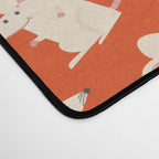 Happy mice pattern Desk Mat Gallery Image 4