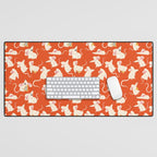 Happy mice pattern Desk Mat Gallery Image 1
