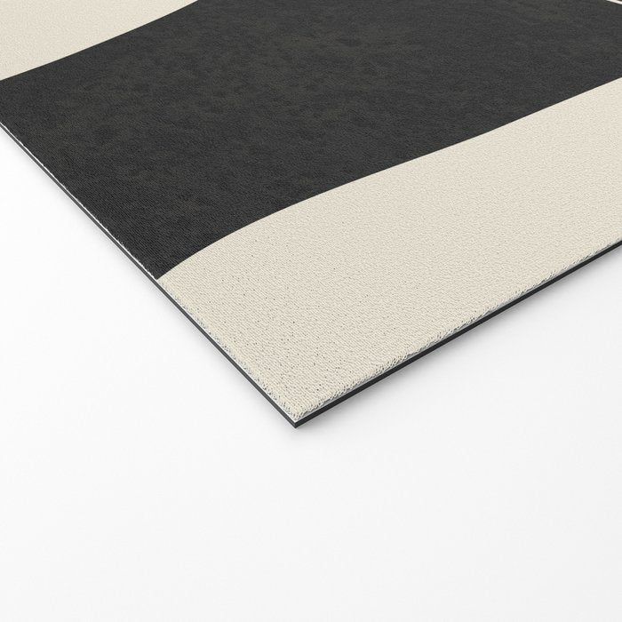 Minimal Abstract Noir Welcome Mat Gallery Image 2
