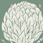 Artichoke sage green Coffee Mug Gallery Image 2