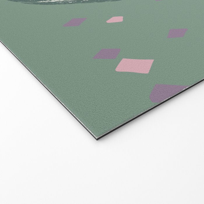 Artichoke sage green Welcome Mat Gallery Image 2