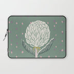 Artichoke sage green Laptop Sleeve Gallery Image 1