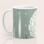 Artichoke sage green Coffee Mug Gallery Image 3
