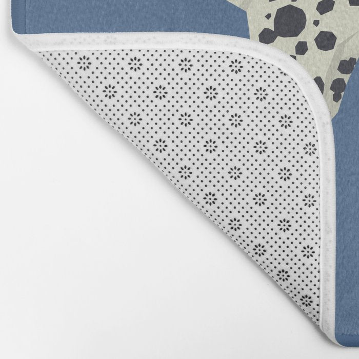 Dalmatian On Blue Bath Mat Gallery Image 2