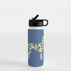 Dalmatian On Blue Water Bottle Gallery Image 1