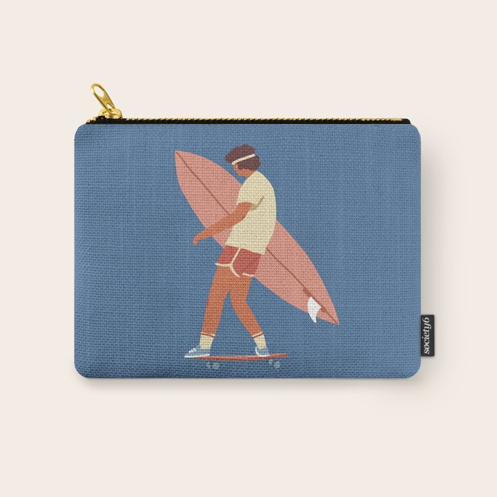 Surf poster Carry All Pouch Gallery Image 1