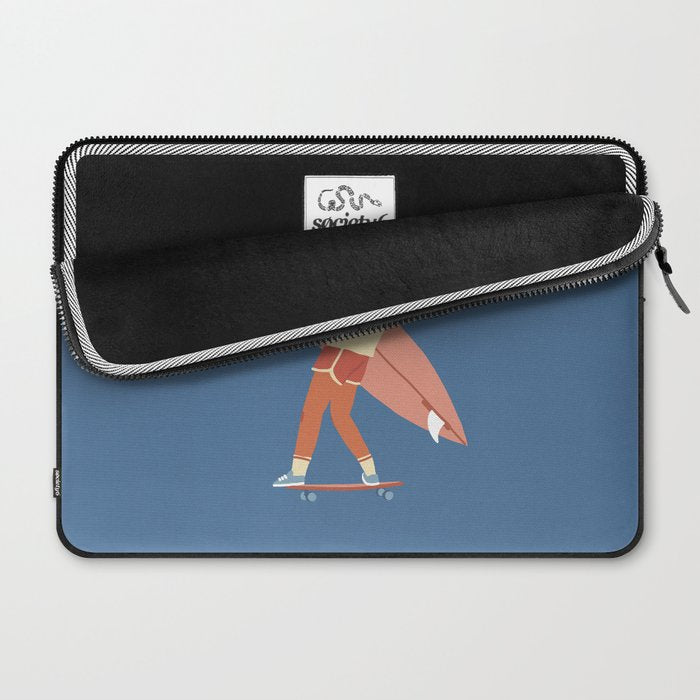 Surf poster Laptop Sleeve Gallery Image 2