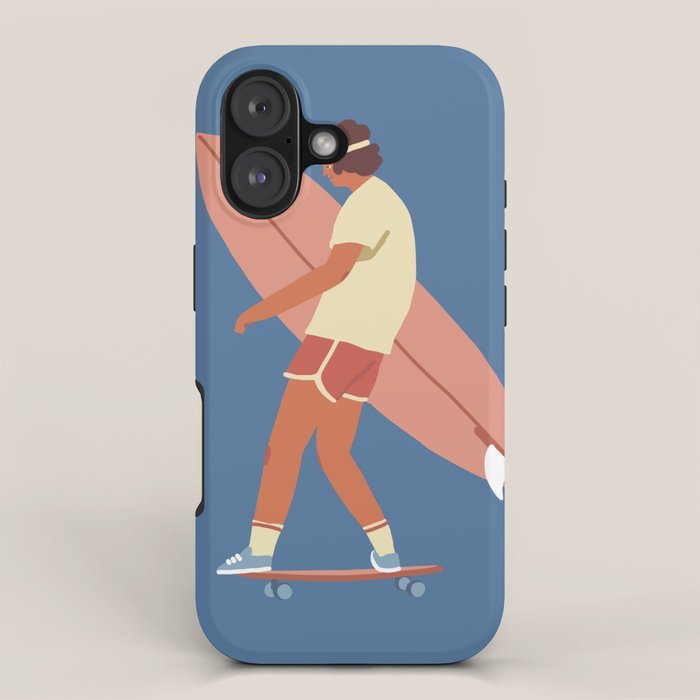 Surf poster iPhone Case Gallery Image 1