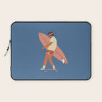 Surf poster Laptop Sleeve Gallery Image 1