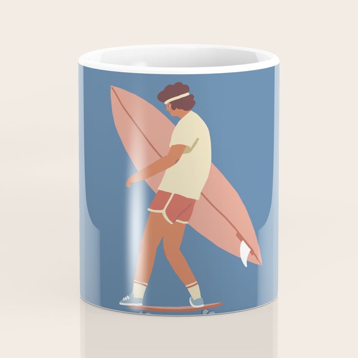 Surf poster Coffee Mug Gallery Image 4