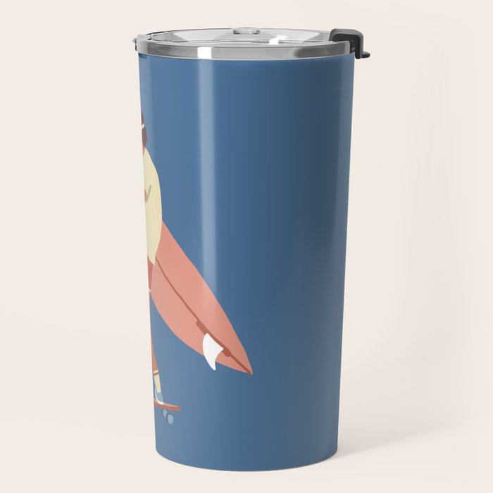 Surf poster Travel Mug Gallery Image 2