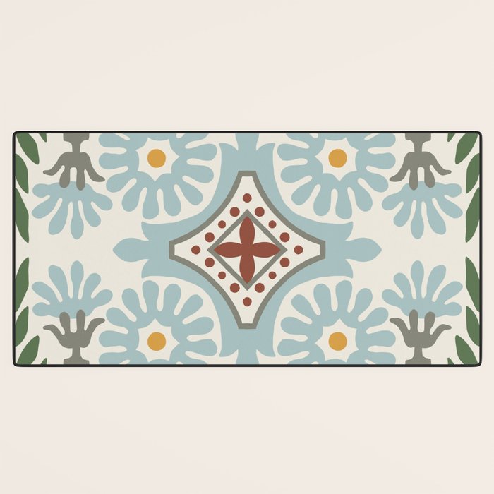 Moroccan Tile Desk Mat Gallery Image 3
