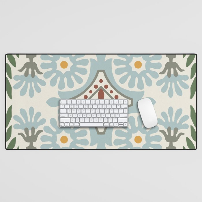 Moroccan Tile Desk Mat Gallery Image 1