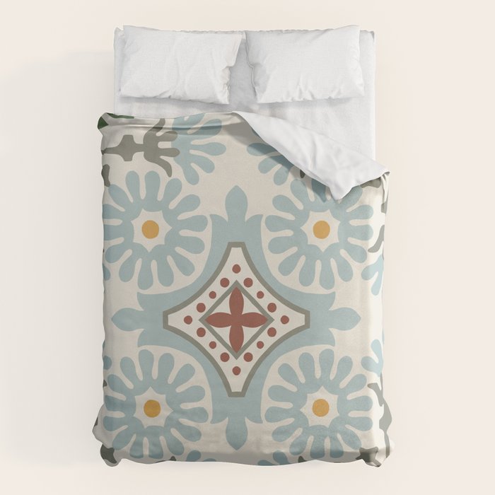 Moroccan Tile Duvet Cover Gallery Image 6