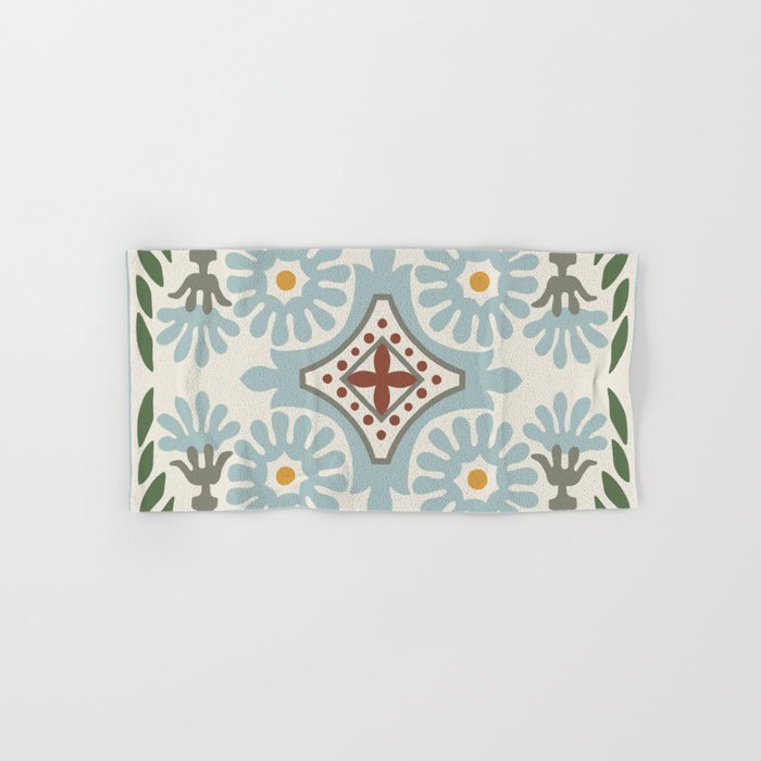 Moroccan Tile Bath Towel Gallery Image 1