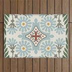 Moroccan Tile Outdoor Rug Gallery Image 1
