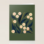 Green Floral Stationery Card Gallery Image 2