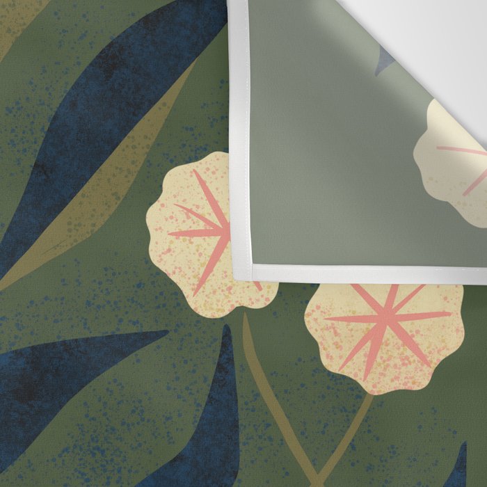 Green Floral Wall Tapestry Gallery Image 3