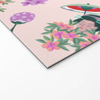 Pastel purple oriental pattern Welcome Mat Gallery Image 2