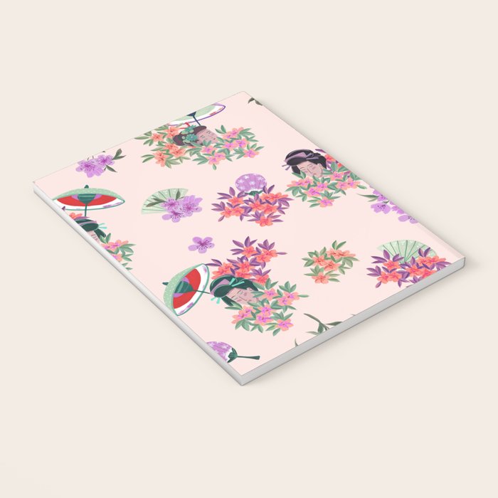 Pastel purple oriental pattern Notebook Gallery Image 3