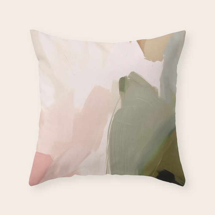 Midcentury Boho Garden II Throw Pillow Gallery Image 1