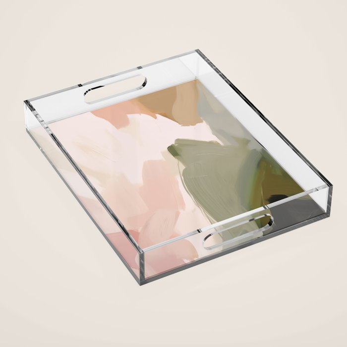 Midcentury Boho Garden II Acrylic Tray Gallery Image 1