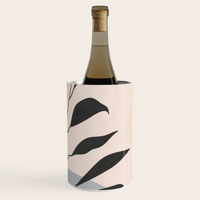 Tropical Leaf- Abstract Art 16 Wine Chiller Gallery Image 3