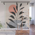 Tropical Leaf- Abstract Art 16 Wall Mural Gallery Image 1