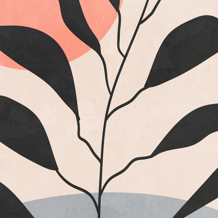 Tropical Leaf- Abstract Art 16 Coffee Mug Gallery Image 2