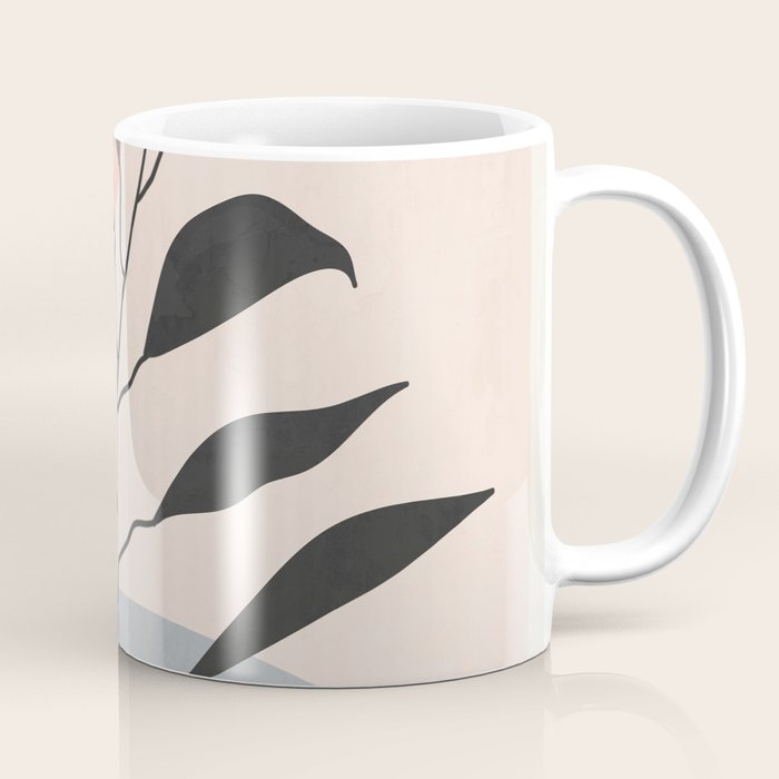 Tropical Leaf- Abstract Art 16 Coffee Mug Gallery Image 1