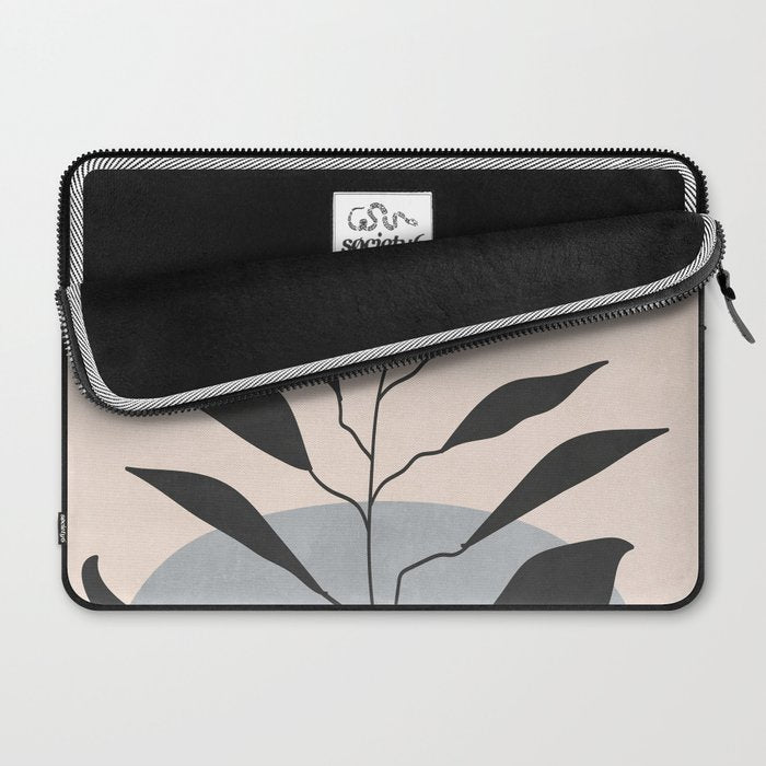 Tropical Leaf- Abstract Art 16 Laptop Sleeve Gallery Image 2
