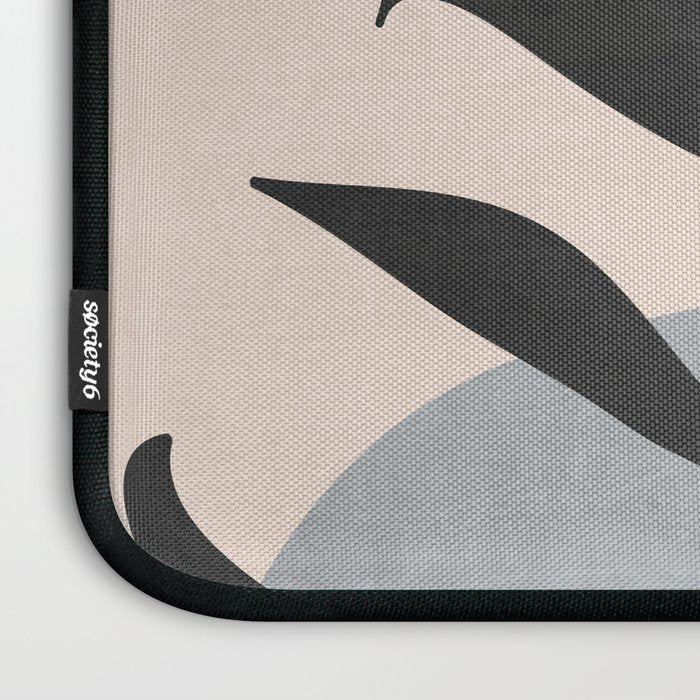 Tropical Leaf- Abstract Art 16 Laptop Sleeve Gallery Image 3