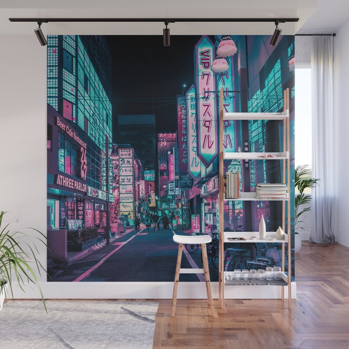 A Neon Wonderland called Tokyo Wall Mural