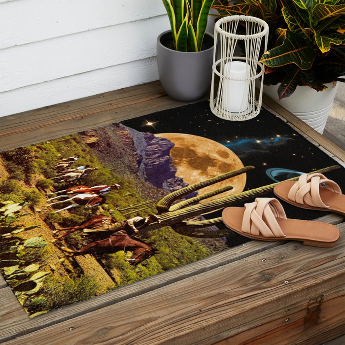Space Cowboys Outdoor Rug Gallery Image 2