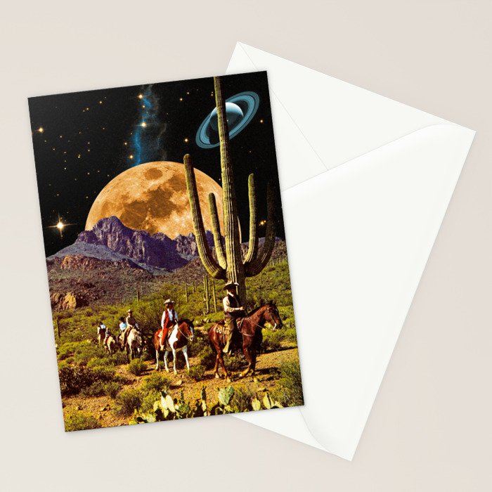 Space Cowboys Stationery Card Gallery Image 2