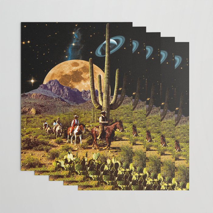 Space Cowboys Wrapping Paper Gallery Image 3