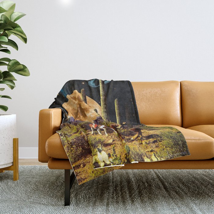 Space Cowboys Throw Blanket Gallery Image 1