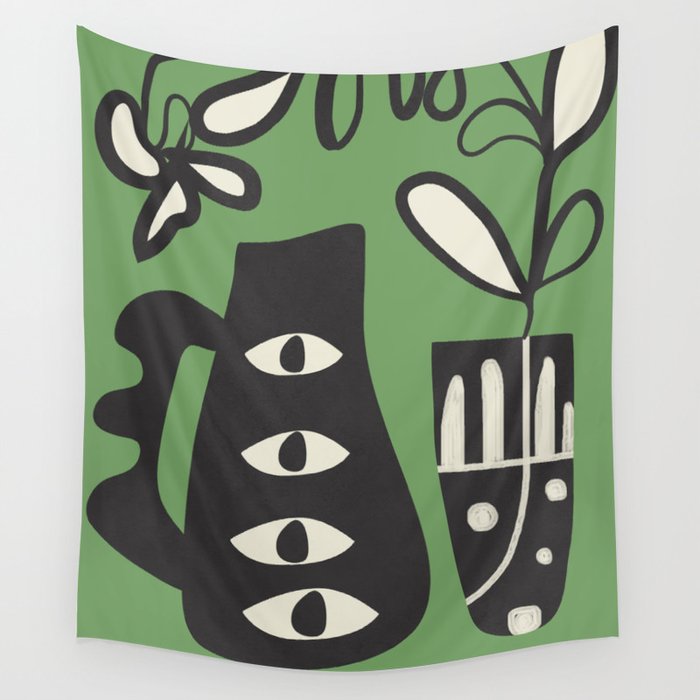 Surreal Flora 3 Wall Tapestry Gallery Image 1