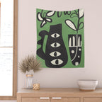 Surreal Flora 3 Wall Tapestry Gallery Image 2