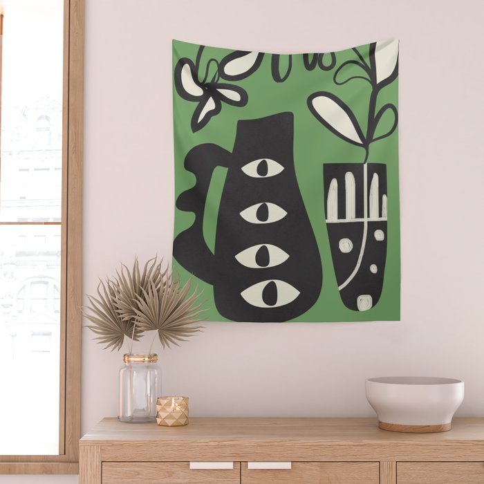 Surreal Flora 3 Wall Tapestry Gallery Image 2