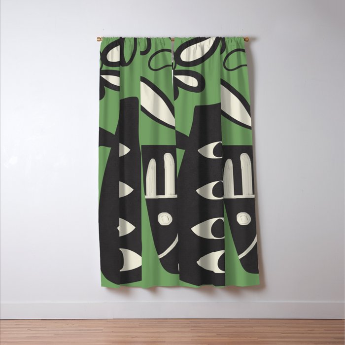 Surreal Flora 3 Window Curtain Gallery Image 3