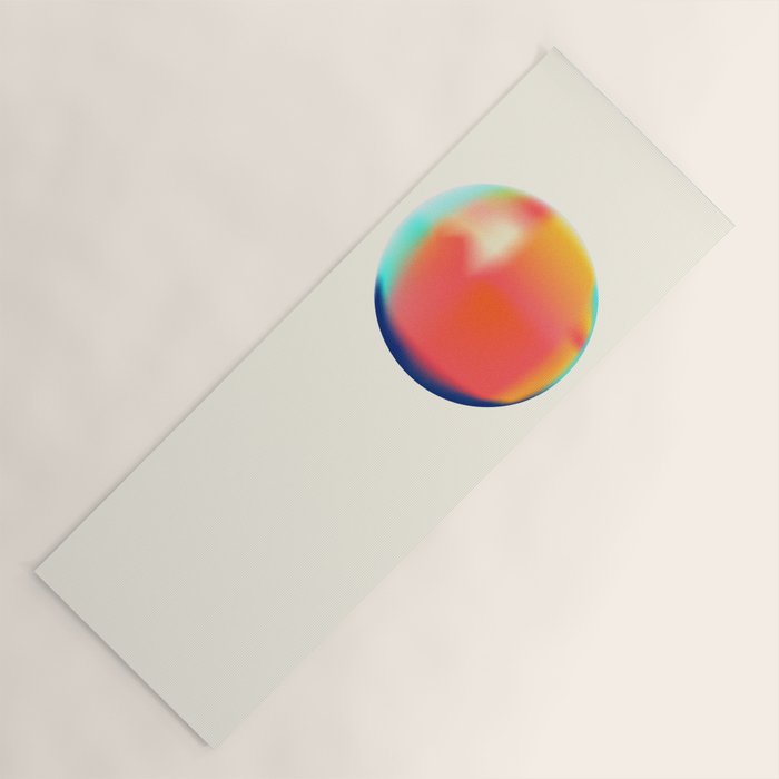 Bright Gradient Sphere  Yoga Mat Gallery Image 1
