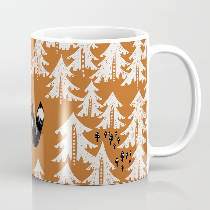 Black Forest fox terracotta Coffee Mug Gallery Image 1