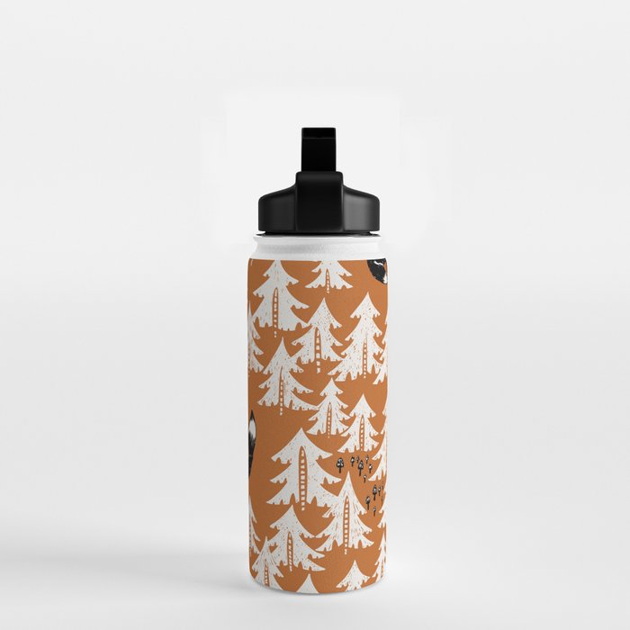 Black Forest fox terracotta Water Bottle Gallery Image 2