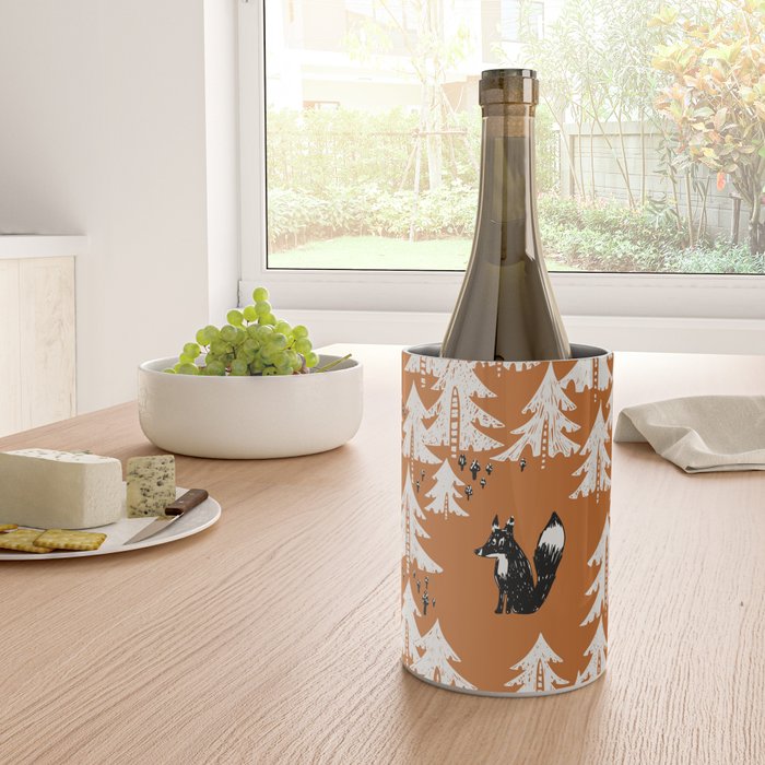 Black Forest fox terracotta Wine Chiller Gallery Image 4