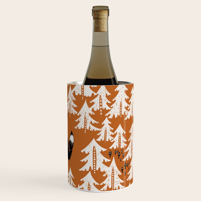 Black Forest fox terracotta Wine Chiller Gallery Image 3