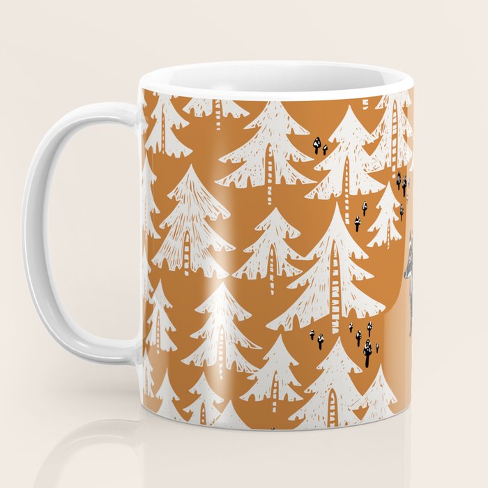 Black Forest fox terracotta Coffee Mug Gallery Image 3