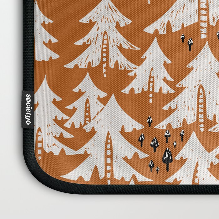 Black Forest fox terracotta Laptop Sleeve Gallery Image 3