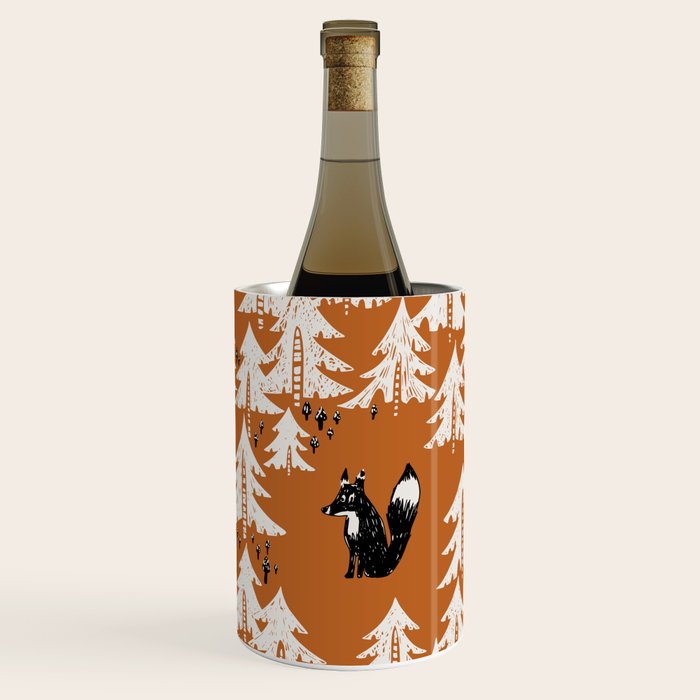 Black Forest fox terracotta Wine Chiller Gallery Image 1