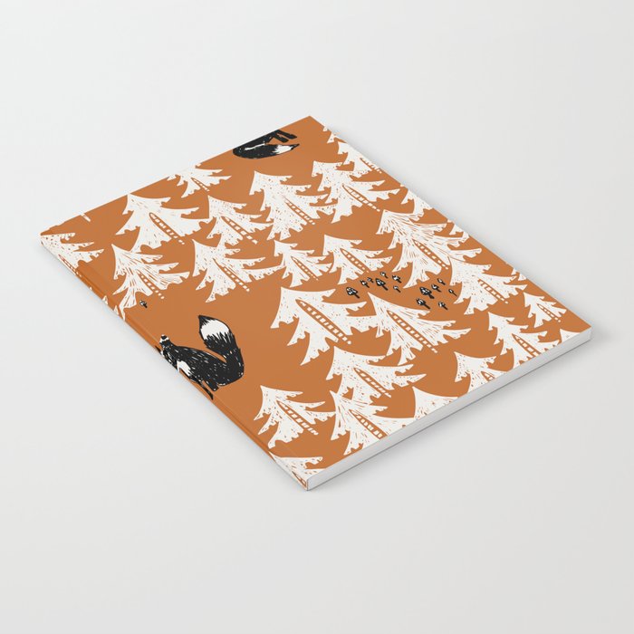 Black Forest fox terracotta Notebook Gallery Image 2
